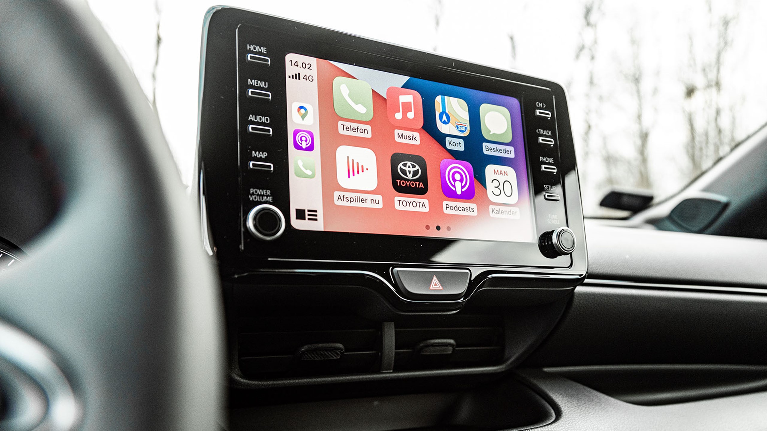 Toyota GR Yaris Interiør Carplay 1900X1069